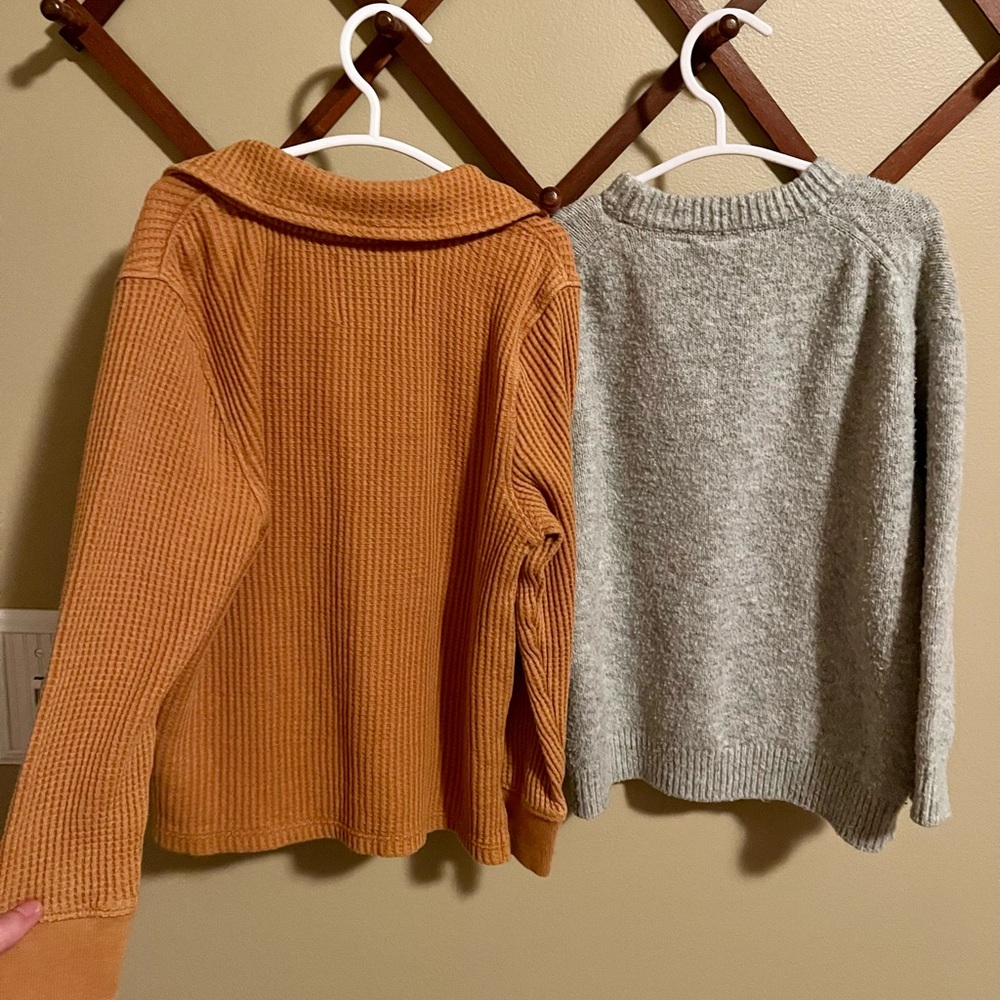 Old Navy & Zara Pullover Crewneck Sweater Duo Size 4T - Picture 6 of 6